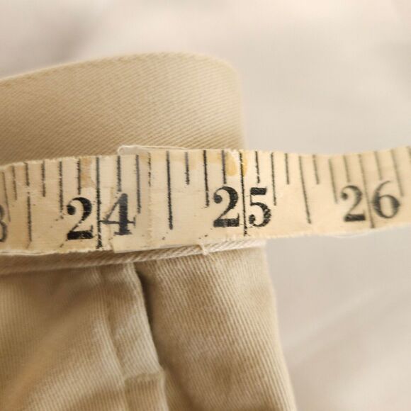 Jos A Bank Mens 50 Beige Cream Flat Front Travelor Collection Chino Khaki Shorts - Picture 4 of 6